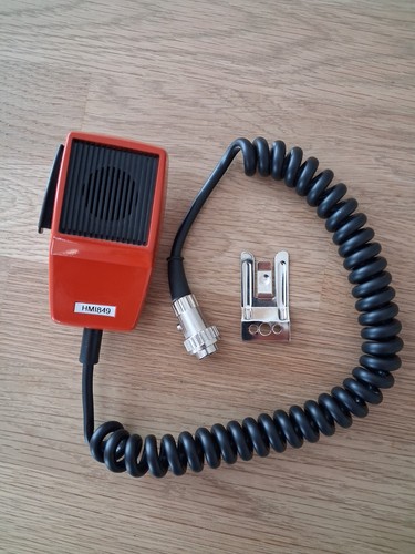 Handmikrofon rot mit halter - handmikrofon,